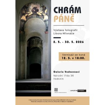 Výstava fotografií. Vernisáž proběhne 12. 5. v 18:00. 